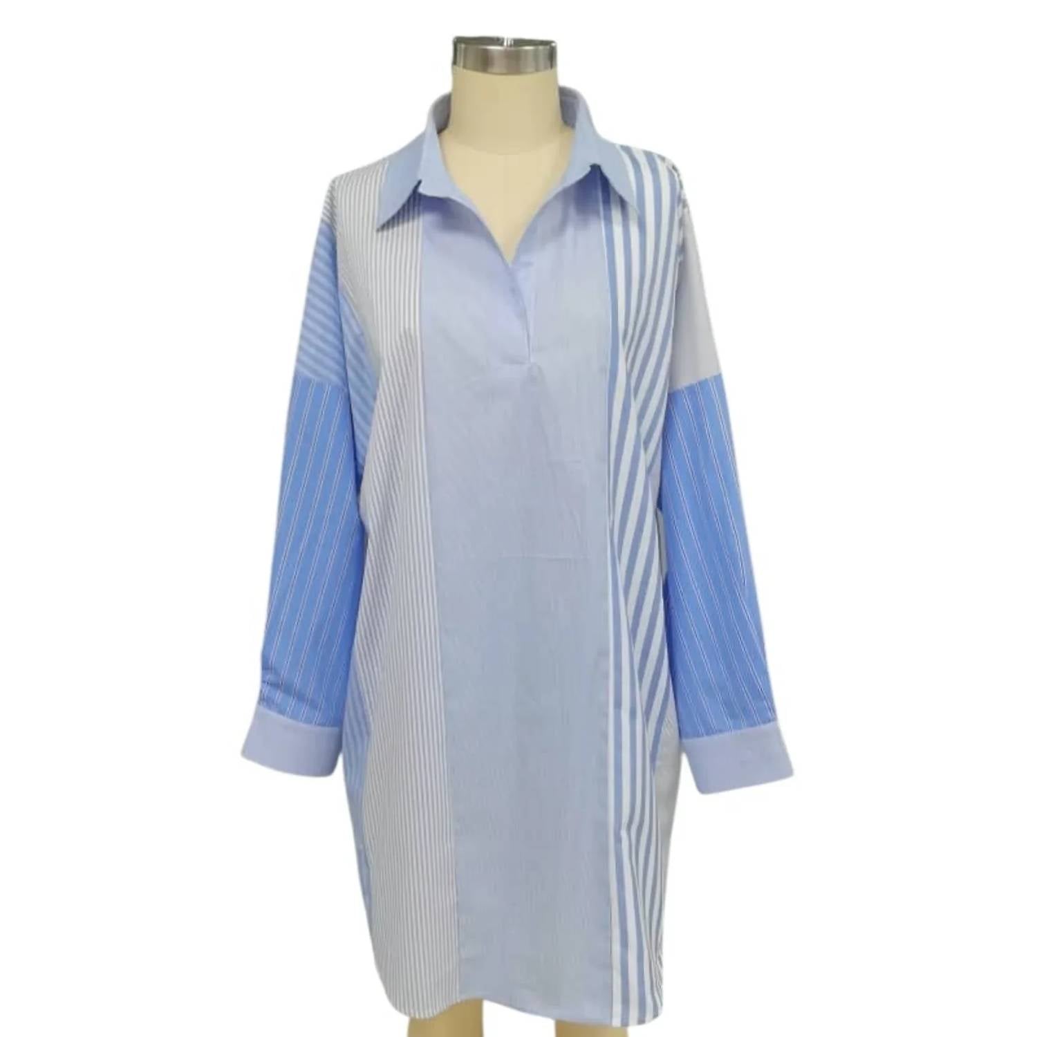 Caryn Lawn - Preppy Patchwork Dress
