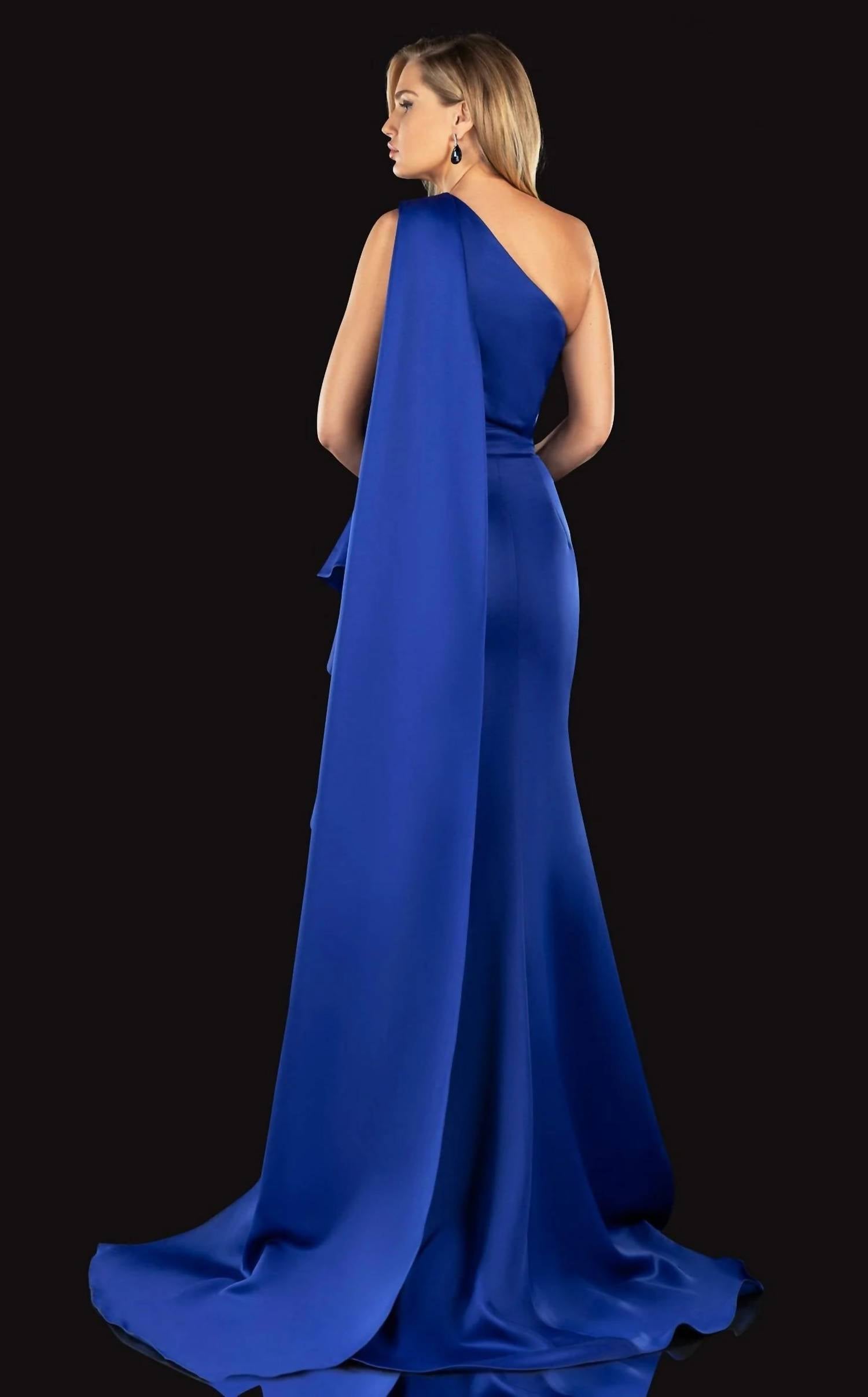 Terani Couture - Side Slit Evening Dress