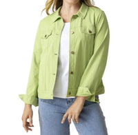 Habitat - Stonewash City Knits Jean Jacket - Plus