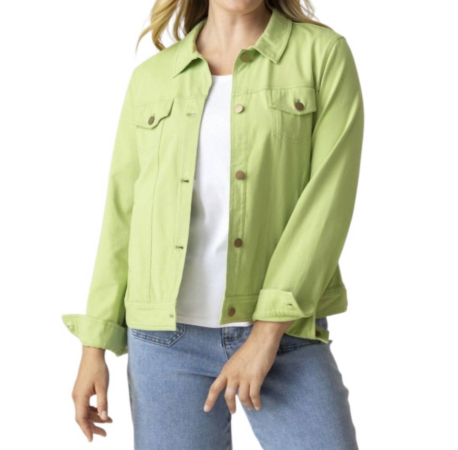 Habitat - Stonewash City Knits Jean Jacket - Plus