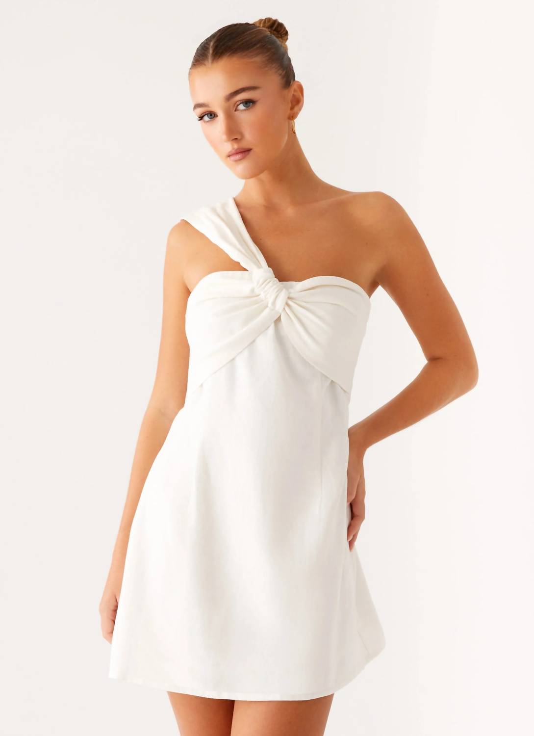 Klesis - ONE SHOULDER MINI DRESS