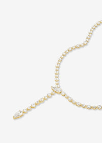 Melinda Maria - Women's She's Arrived 16" Lariat Tennis Necklace