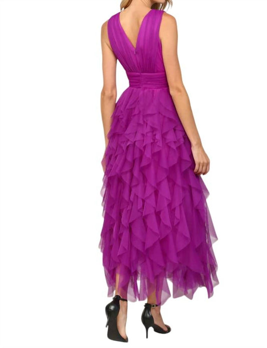 Fate - Cascade Ruffle Tulle Dress