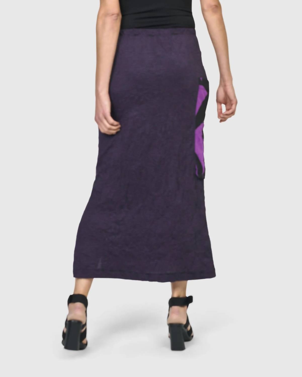 ALEMBIKA Asteroid Pencil Skirt in violet - women's skirt - view 4
