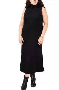 Vince Camuto - Sleeveless Turtleneck Sweater Dress