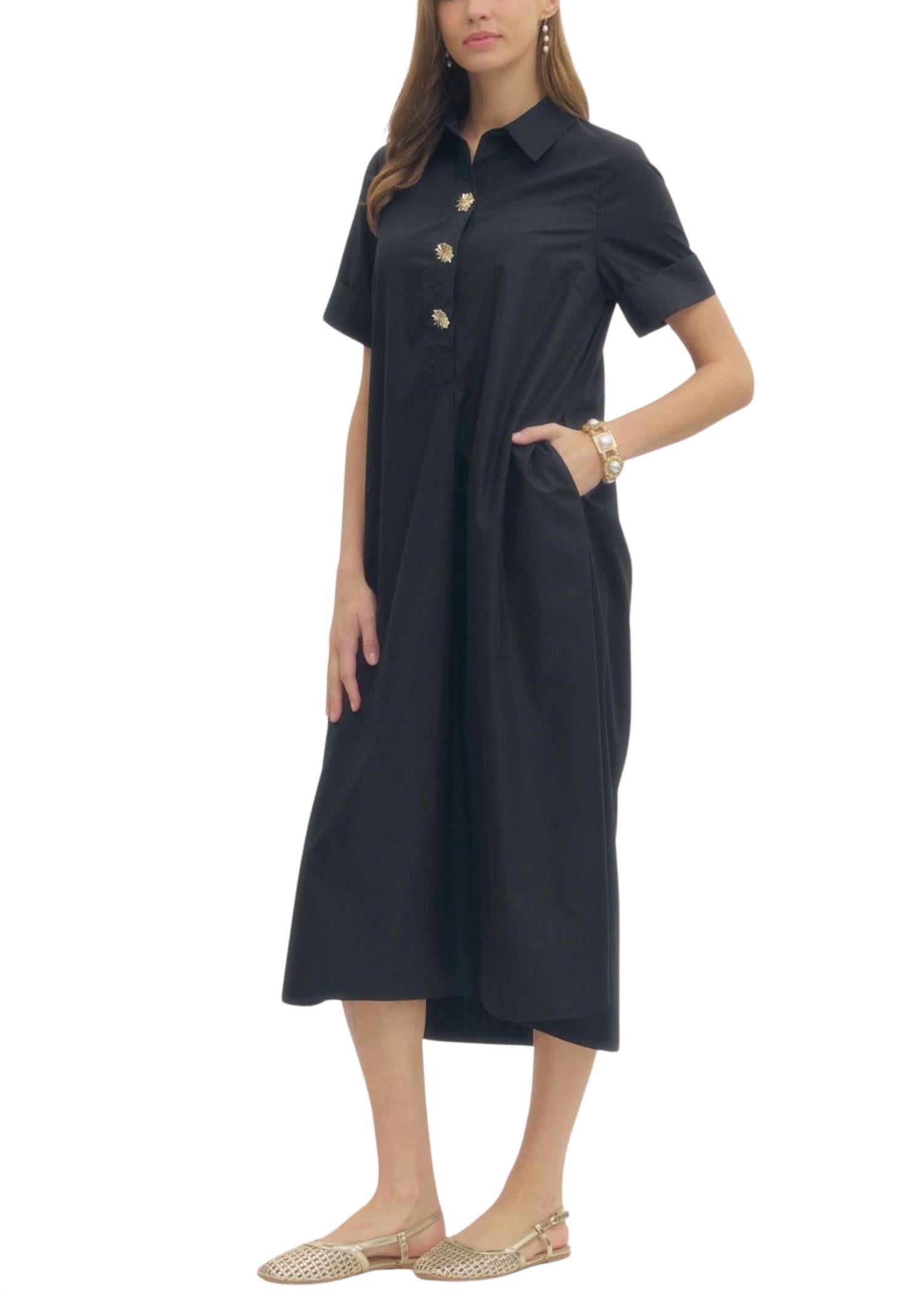 Entro - Short Sleeve Maxi Dress