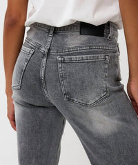 ESQUALO straight leg jean in grey - women's jeans - view 4
