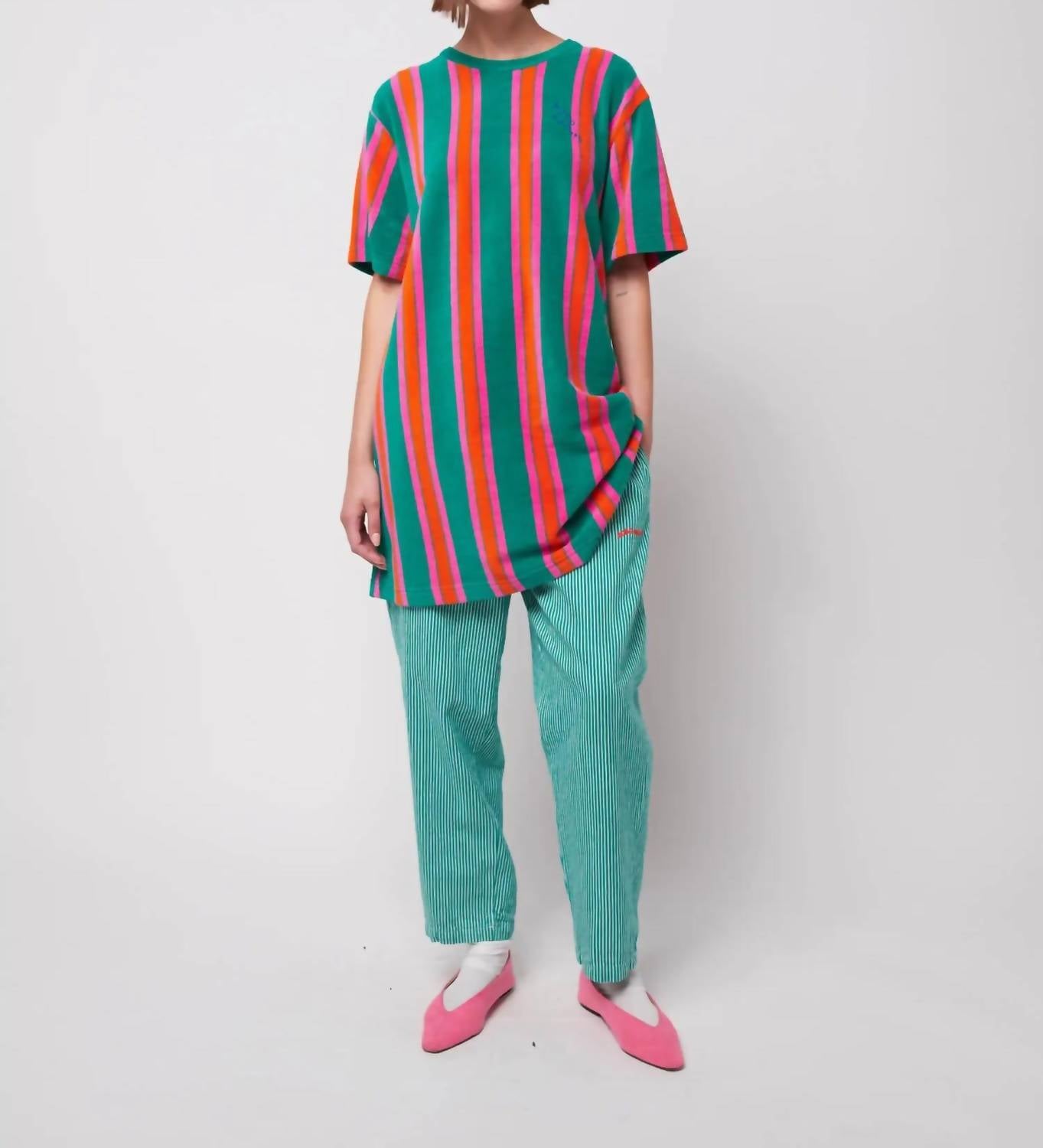 Bobo Choses - Stripe Terry Short Dress