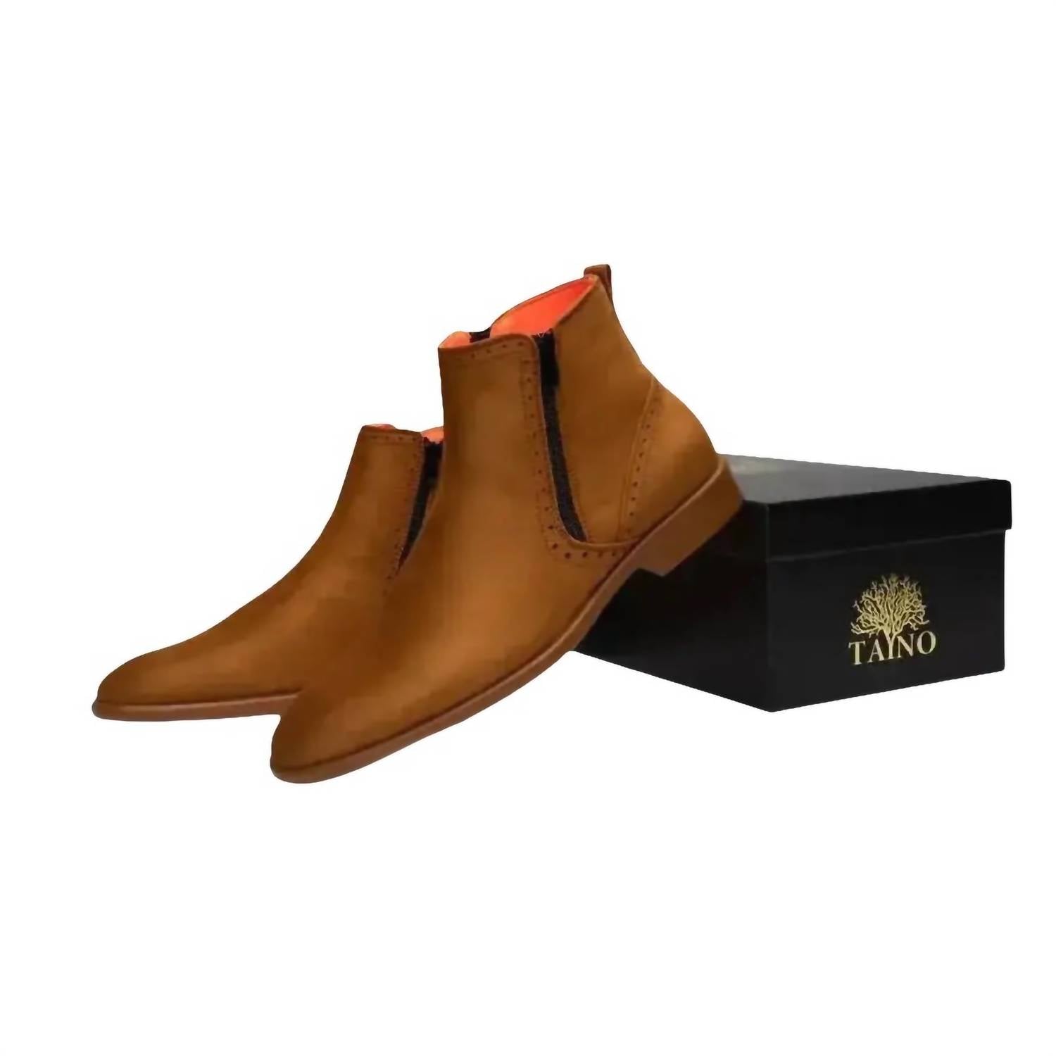Tayno Men's Coupe Chelsea Boots in brown - men's boots - view 6