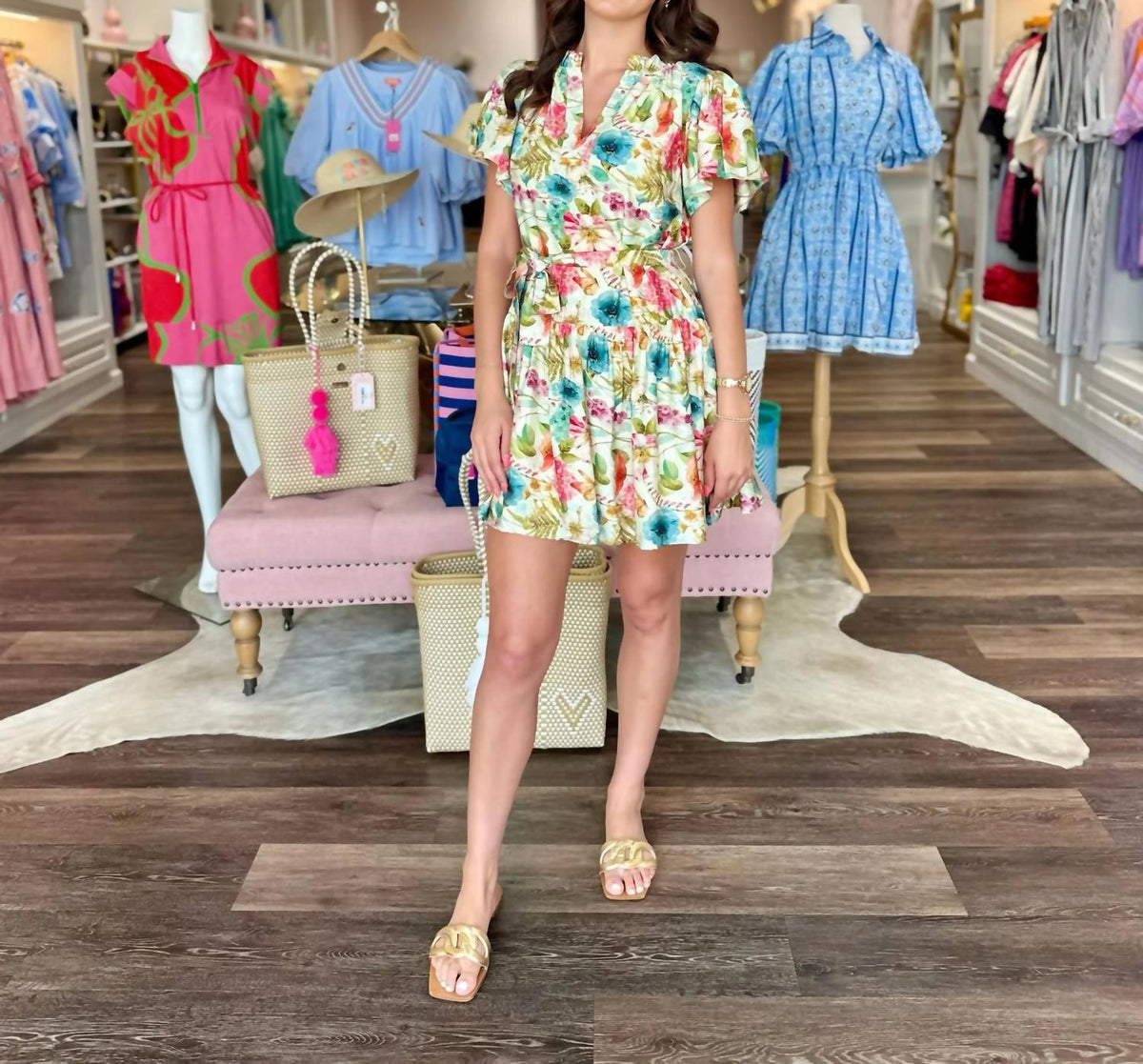Joy Joy - Flutter Sleeve Dress