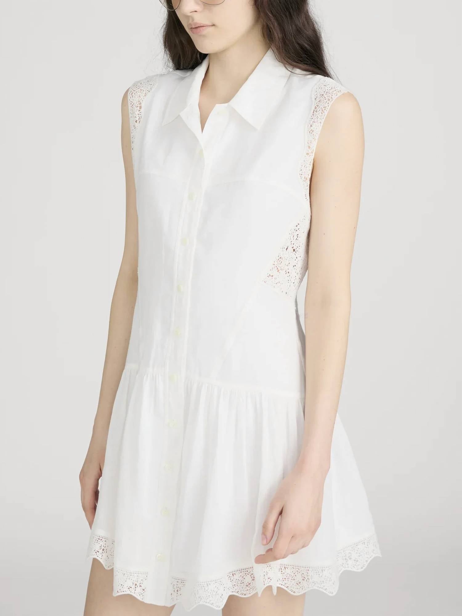 Frame - Embroidered Day Dress