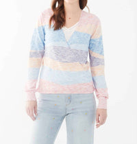 Fdj - 3 Way Long Sleeve Cardigan - Plus