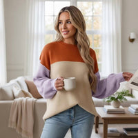 La Society - Color Block Sweater