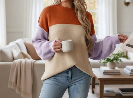 La Society - Color Block Sweater