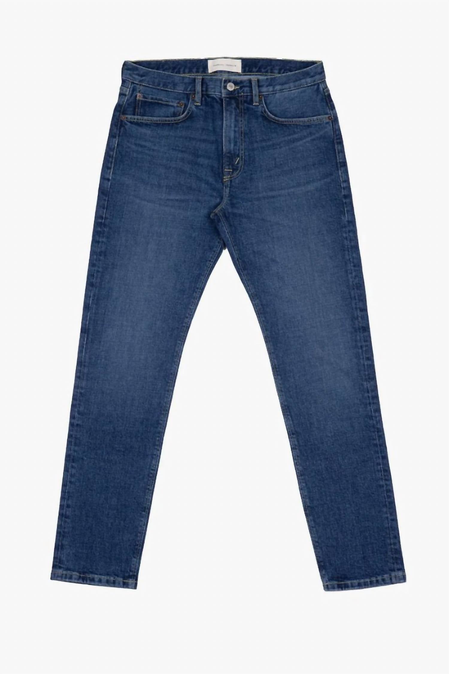 Jeanerica - Mid Rise Tapered Denim Jeans