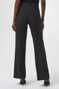 Joseph Ribkoff - Split Front Twill Pull On Straight Pants