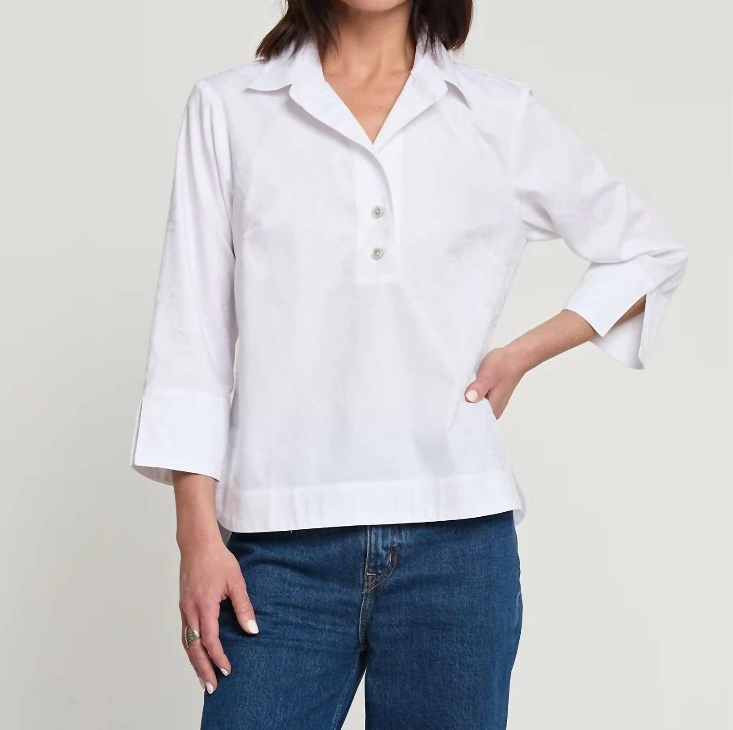 Hinson Wu - Aileen Jacquard Pattern Top