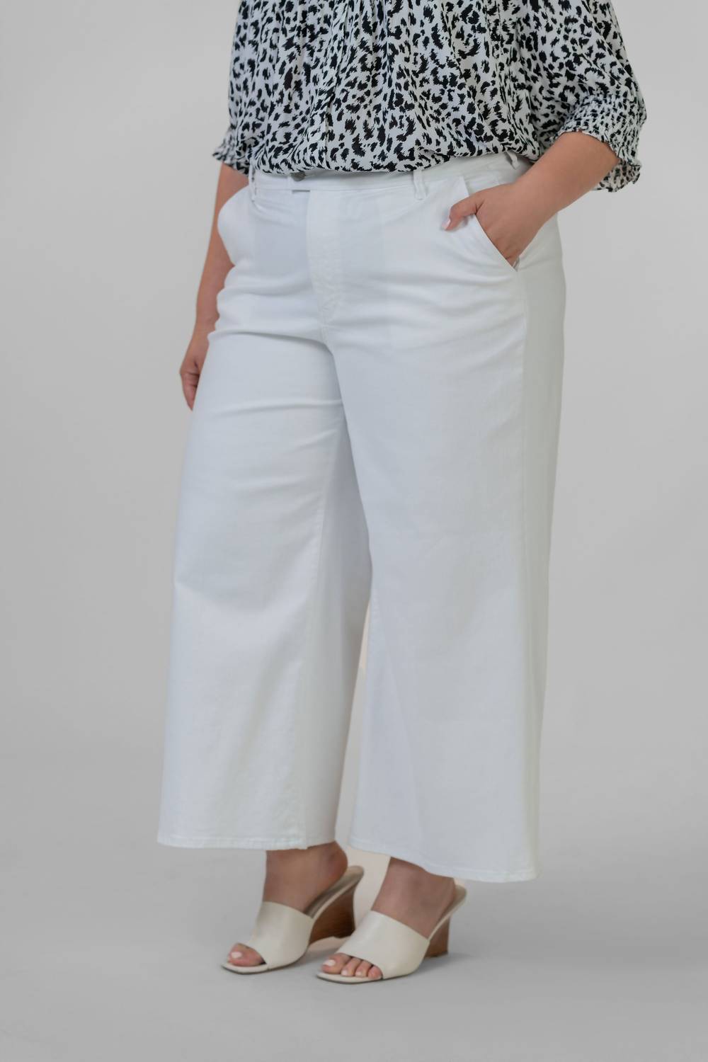 Nydj - Mona Wide Leg Trouser Ankle Jeans - Plus