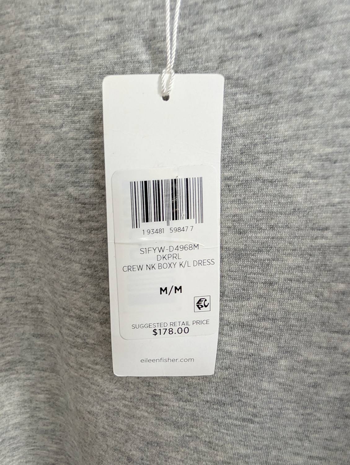 Eileen Fisher - WOMEN'S BOXY T-SHIRT DRESS