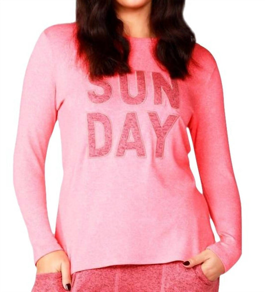 Long Sleeve SUNDAY Crew Top