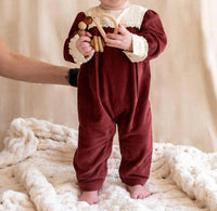 Viverano Organics - Lace Velvet Jumpsuit