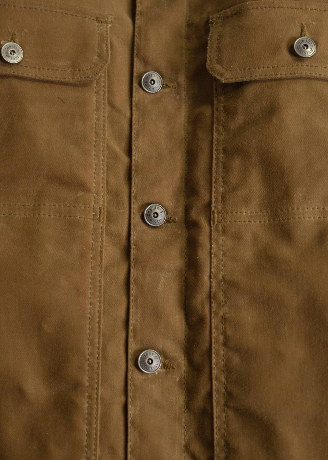 Iron & Resin Men's Waxed Canvas Mechanic Jacket in tan - men's jacket - view 4