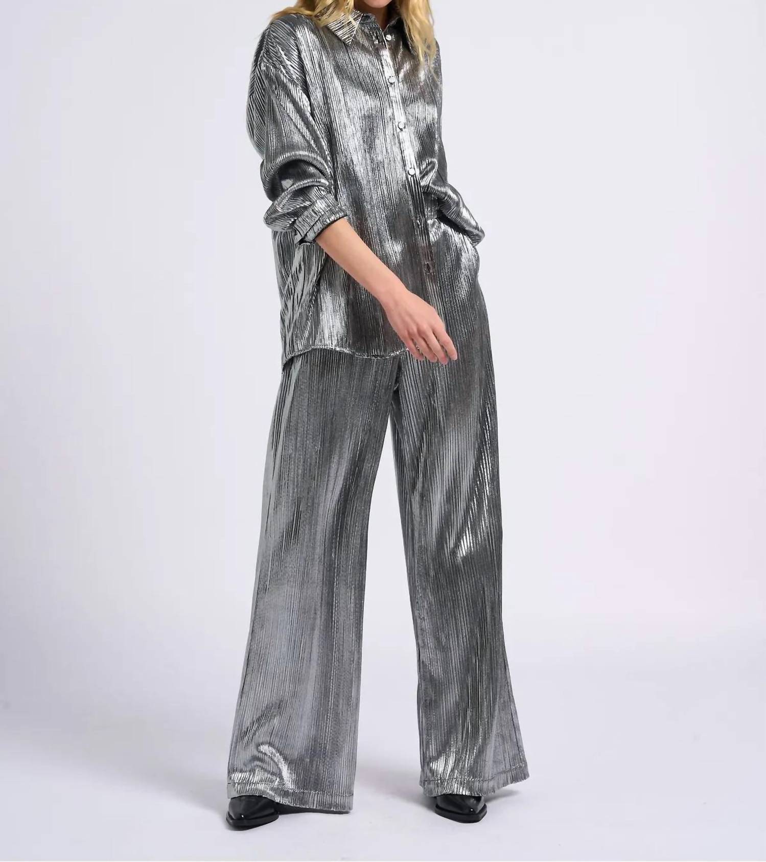 Suncoo - Jill Wide Leg Pants