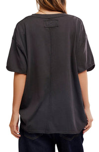 Free People - Nina V Neck Tee