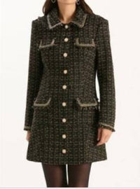 Tyler Boe Beth Boucle Dress in black 1 - women's dress
