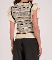 Elan - Flutter Sleeve Knit Tank