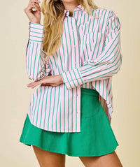 Day + Moon - Button Down Baby Long Sleeve Shirt