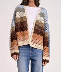 Elan - Nara Stripe Cardigan