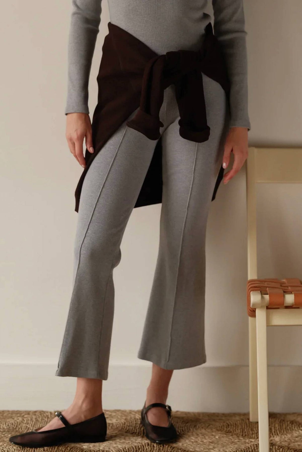 Donni. - Women's Rib Kick Flare Pants