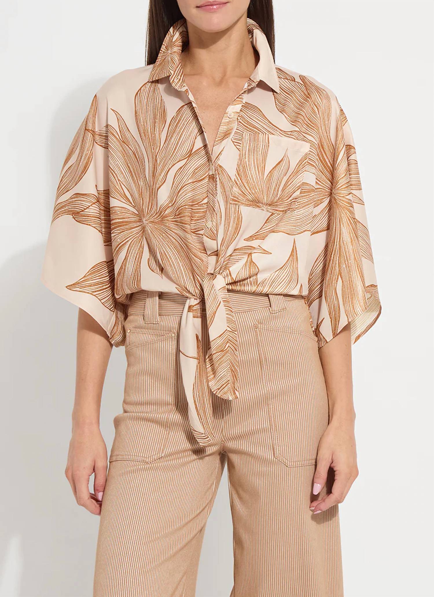 Lysse - Nilza Tie Dolman Sleeve Top