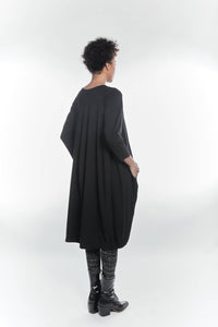Matthildur - Bubble V-neck Midi Dress
