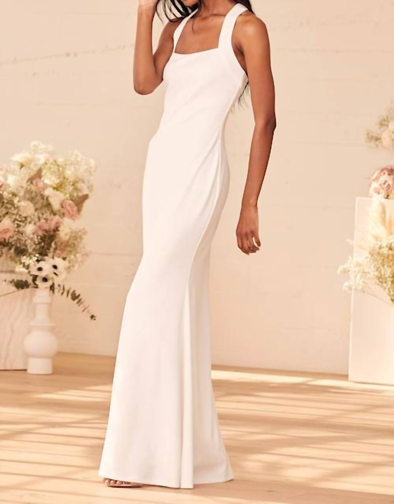 Lulus - Women's Pure Romance Mermaid Maxi Dress