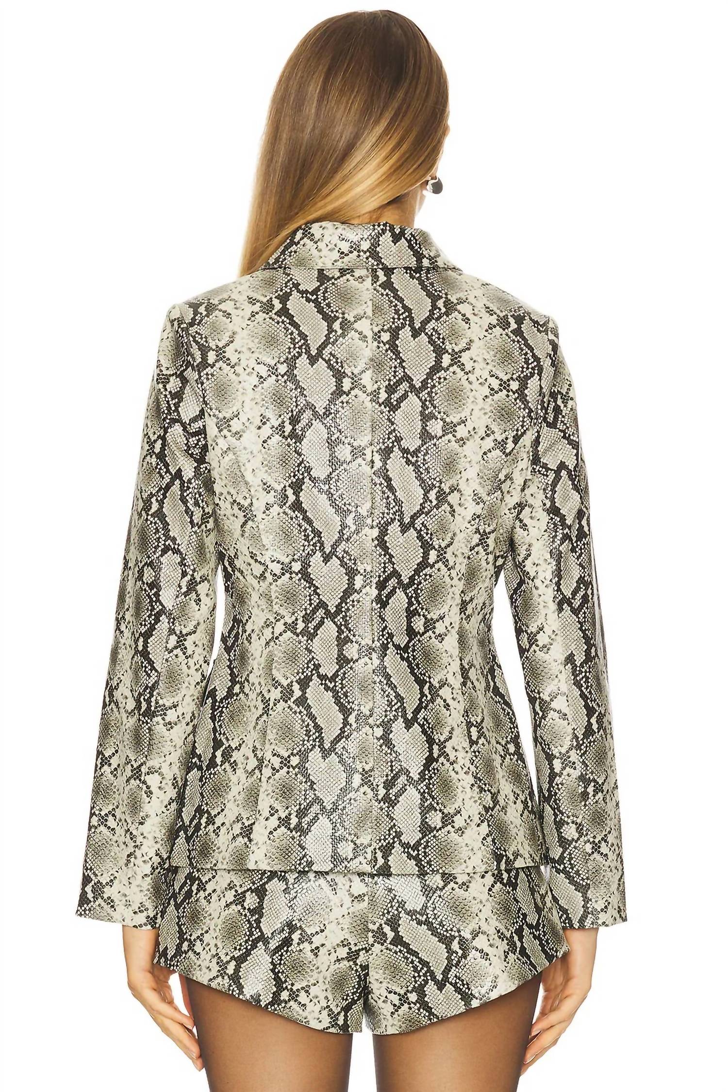 Line And Dot - Python Jacket
