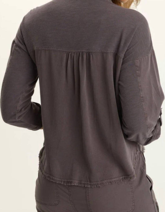 Wearables - Knapp Distressed Cargo Button Up Top