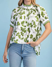 Gigio - Floral High-low Top