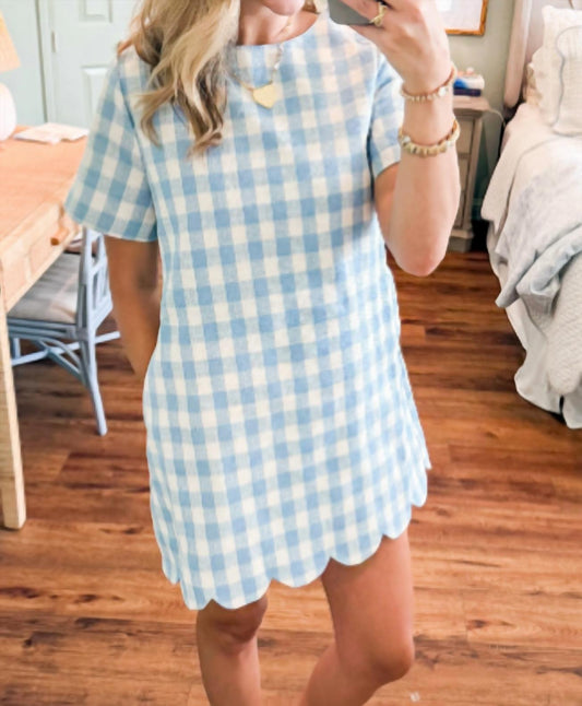 Mable - Grace And Gingham Mini Dress
