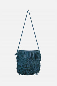 Dragon Diffusion Women's Fringe Hobo Bag in forest - women's bag