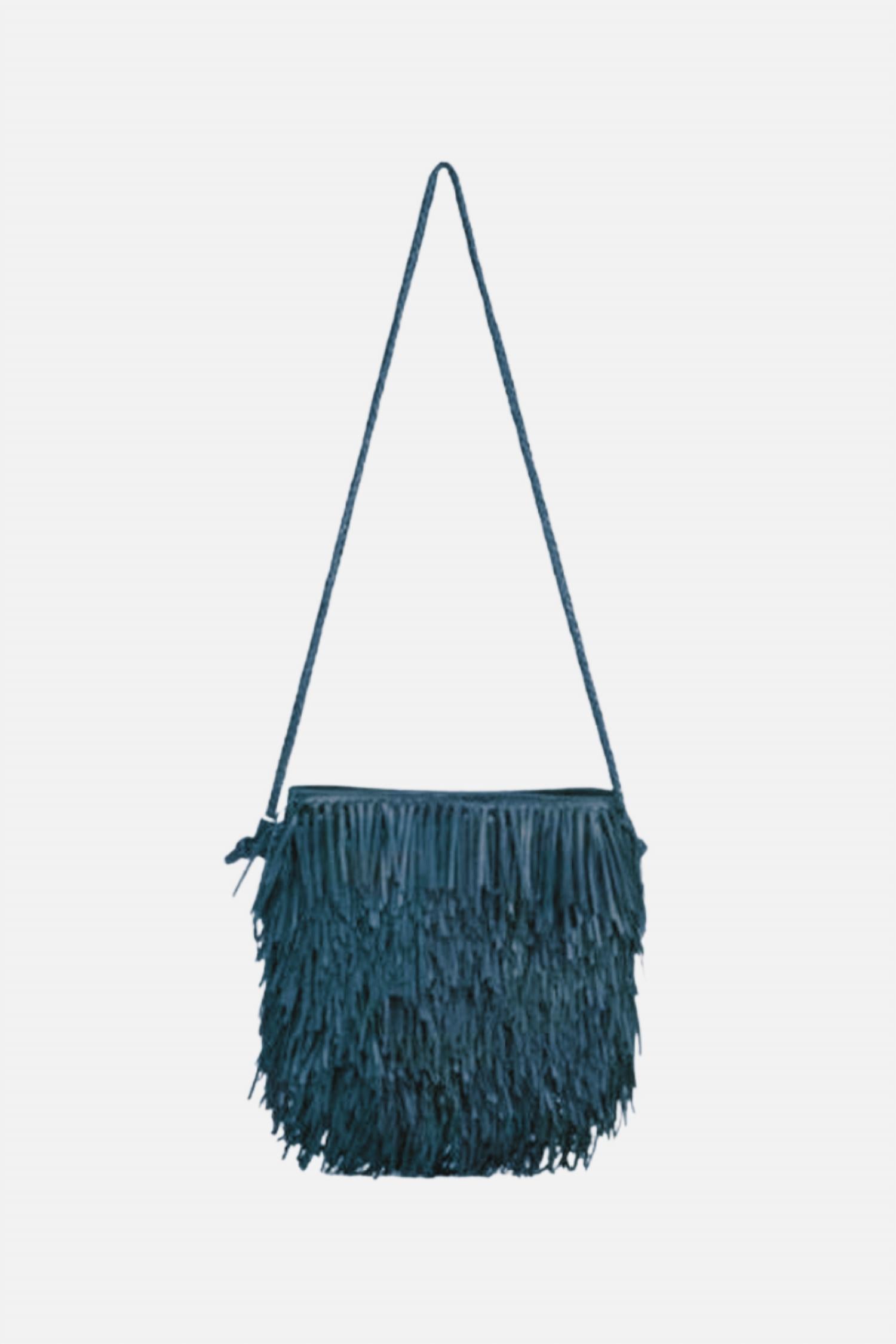 Dragon Diffusion Women's Fringe Hobo Bag in forest - women's bag