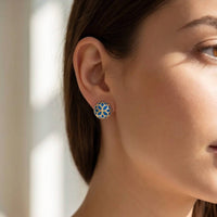 Georgina Jewelry - Women's Signature Flower Sphere Earrings