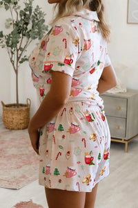 Little Daisy Closet - Christmas Short Pajama Set