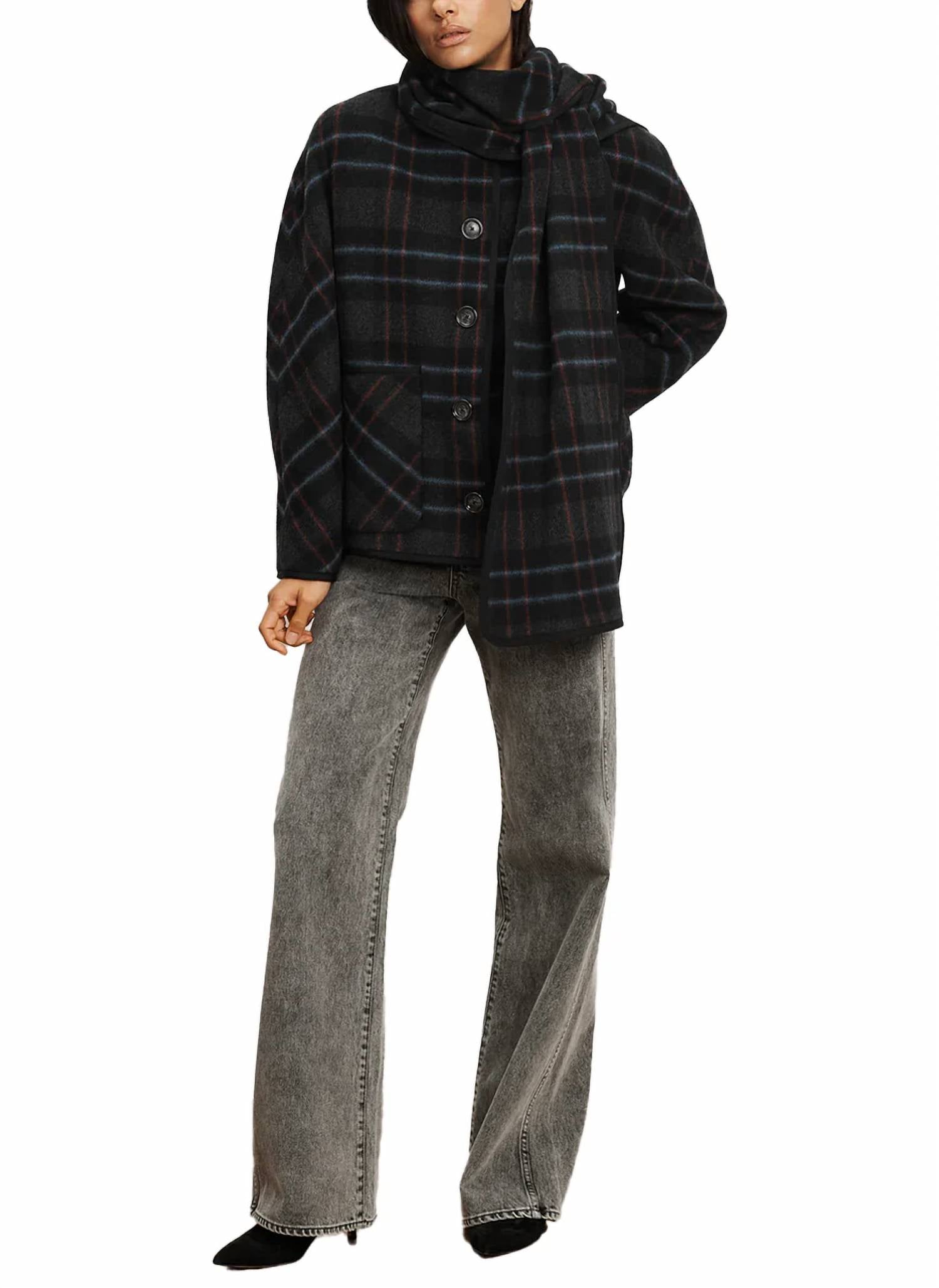 Veronica Beard - Martine Dickey Scarf Coat