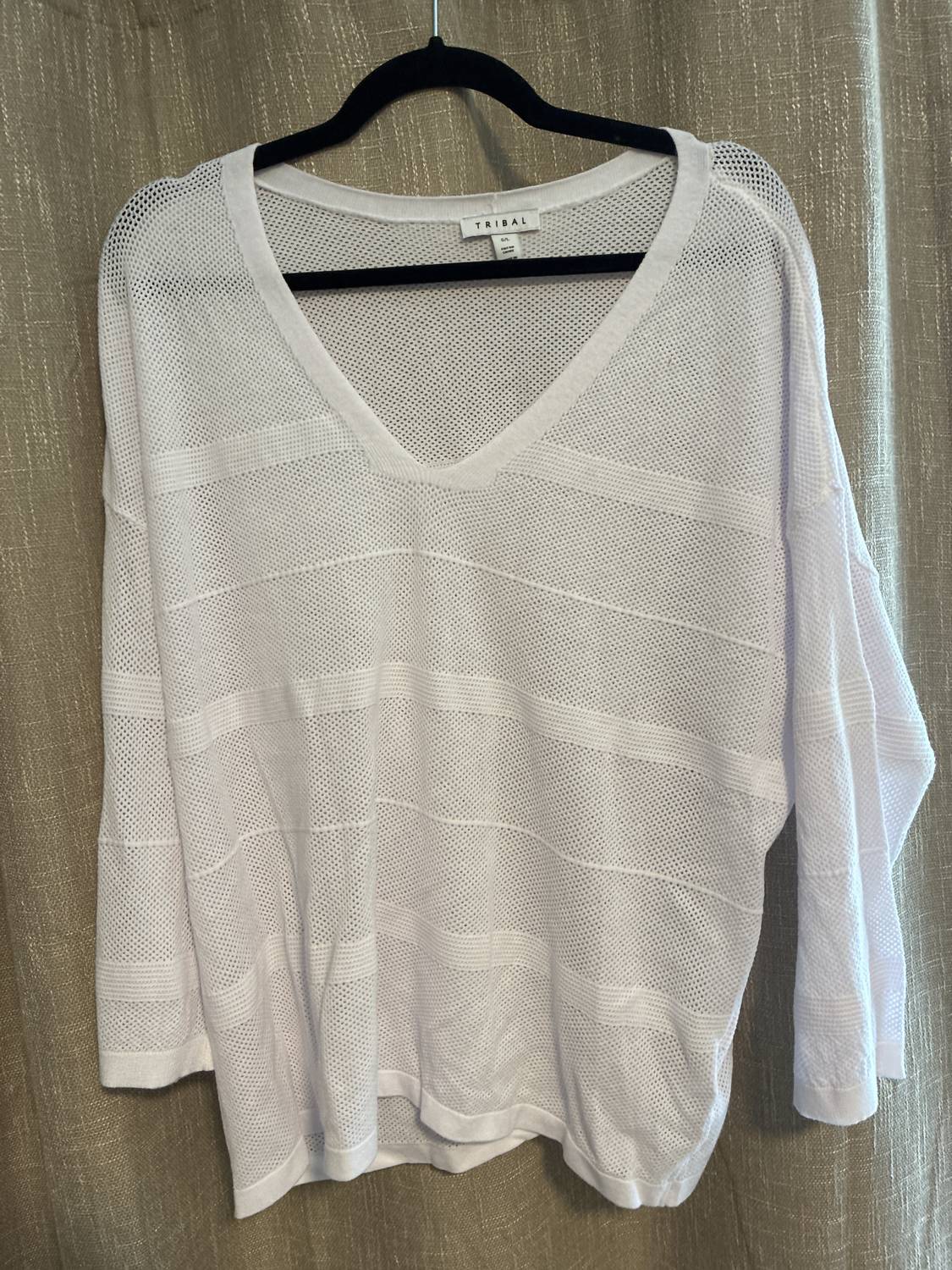 Tribal - Women's 3/4 Sleeve V Neck Sweater