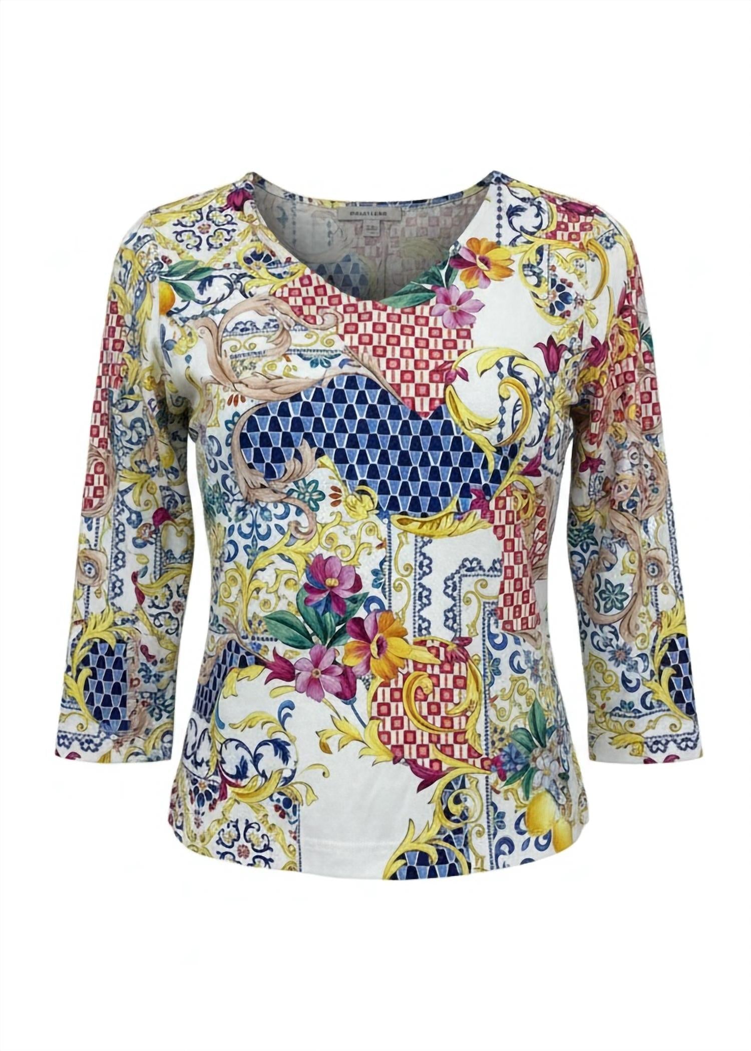 Hinson Wu Women's Renee Blouse in amalfi - women's blouse