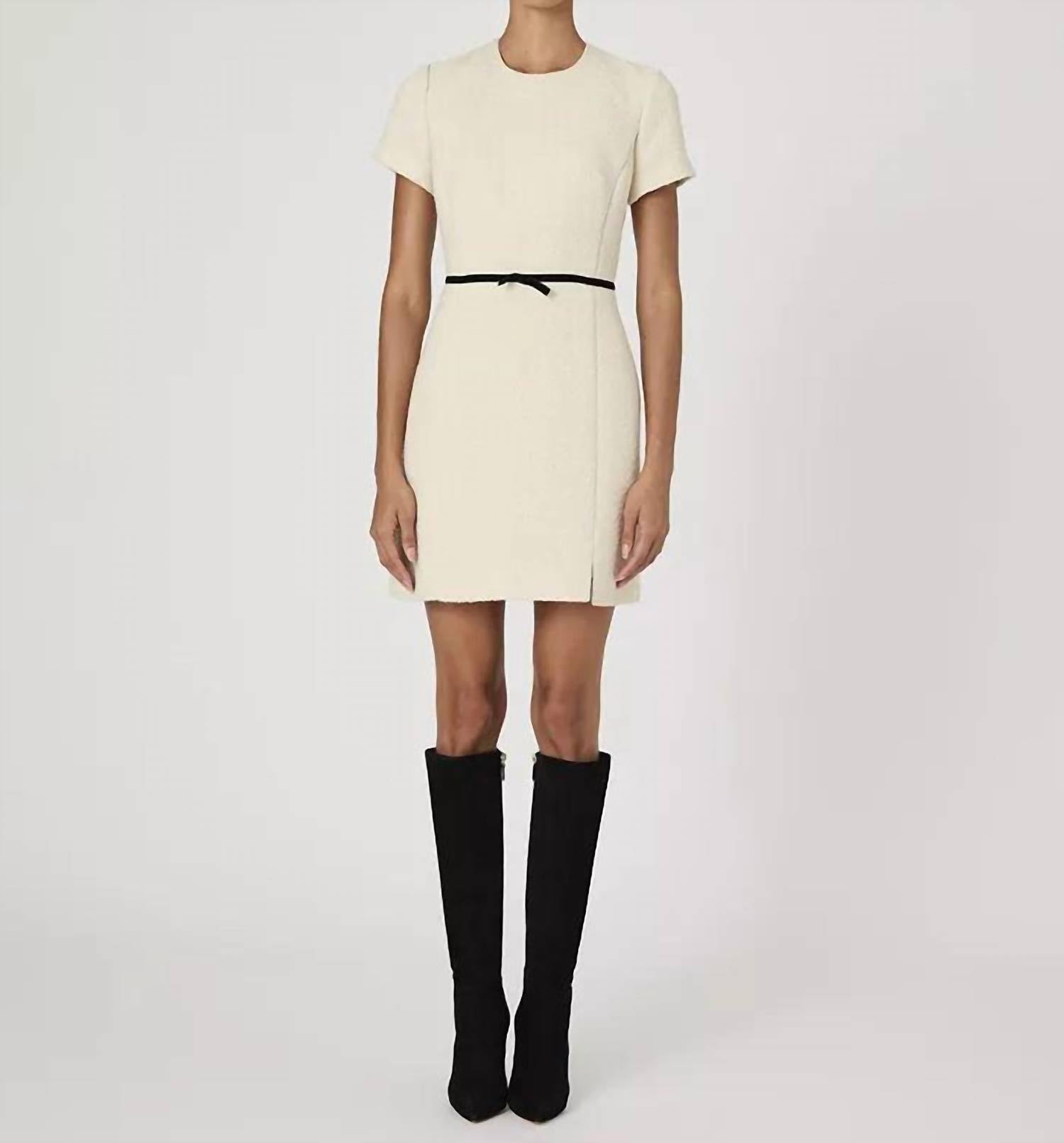 French Connection - Contrast Tweed Dress