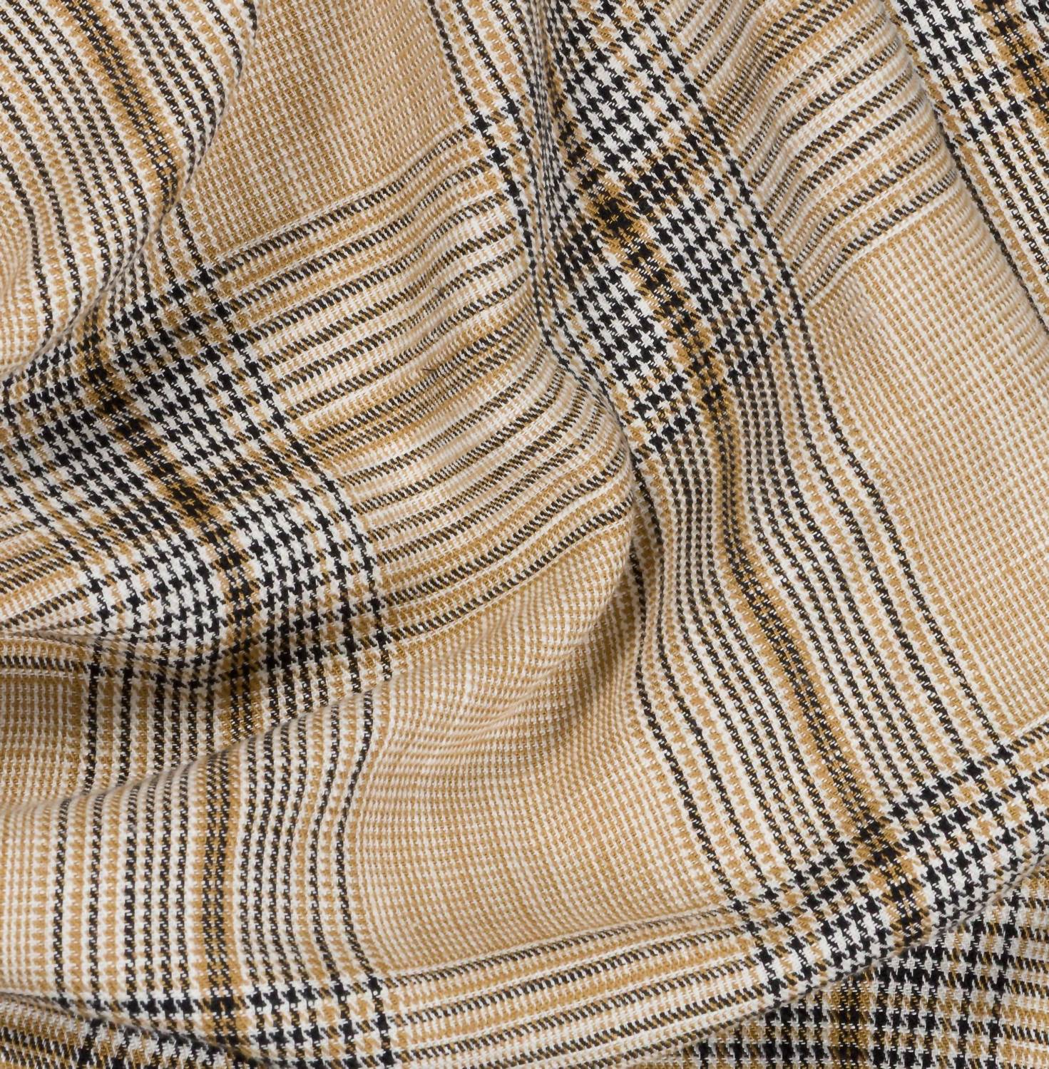 SIMKHAI Burke Draped Midi Dress in rattan plaid - women's dress - view 5