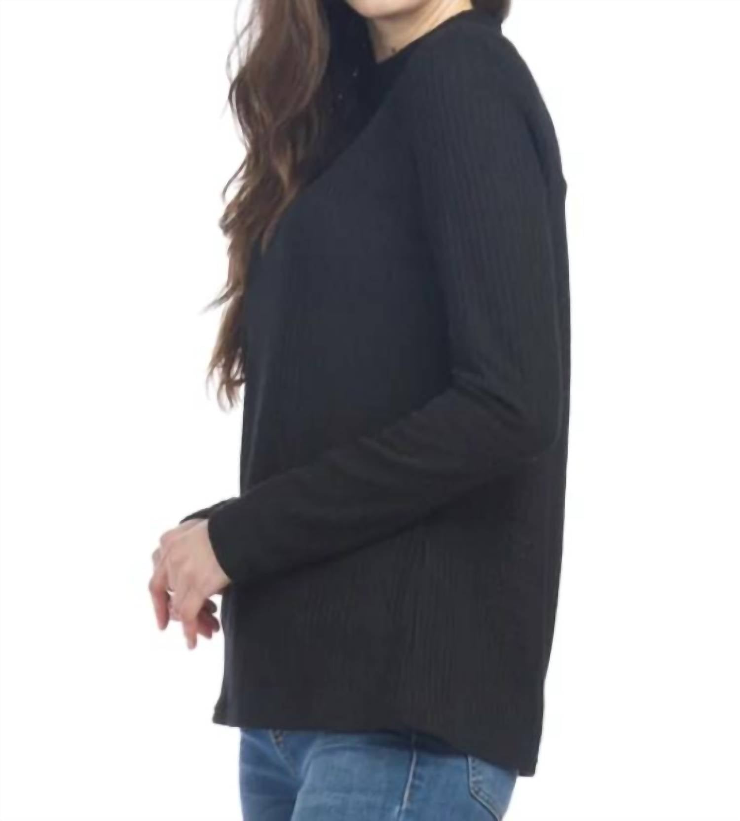 Papillon - Ribbed Mock Neck Sweater
